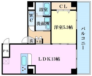 スクエアーハウスの物件間取画像